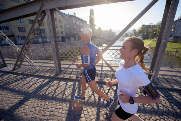 Zdravý dospělý pár — Stock fotografie