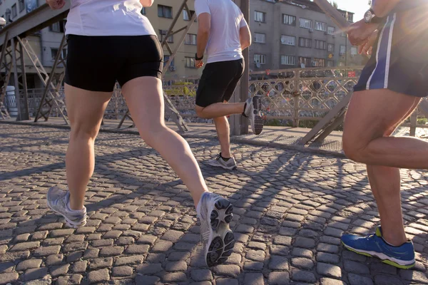 Menschen beim Joggen — Stockfoto