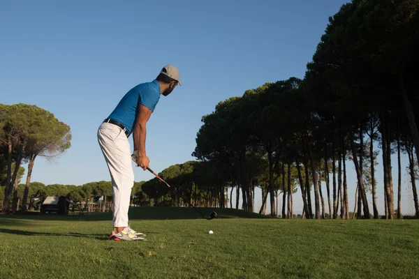 bir adam golf yönergeleri