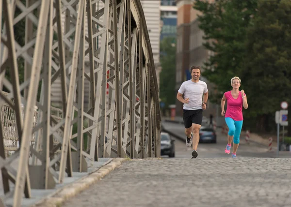 Couple mature Jogging — Photo