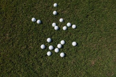 golf topları arka plan