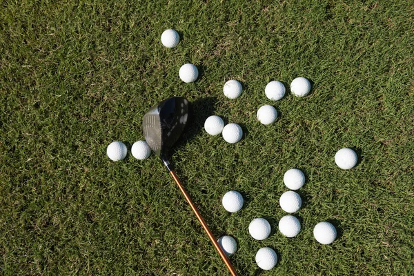 Golf piłki tło — Zdjęcie stockowe