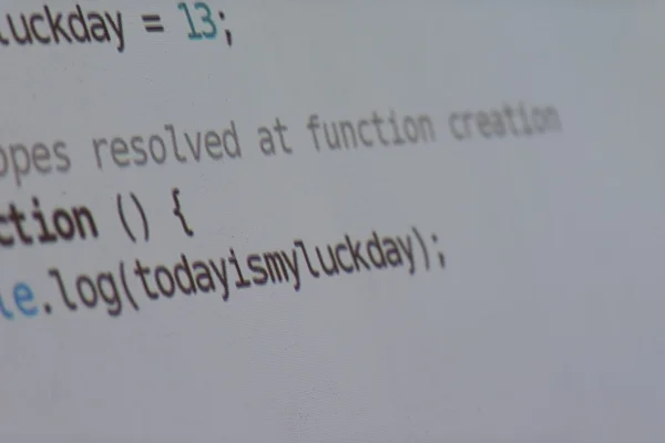 Java Program Code Projector Screen Programming Class — Stock Photo, Image
