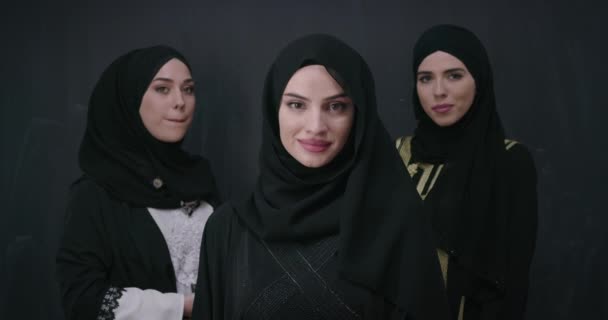 Modern islam fashion and ramadan kareem concept — Stock Video