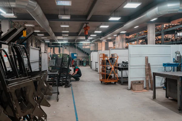 Modern Industrifabrik För Maskinell Utrustning Och Maskiner Högkvalitativt Foto — Stockfoto