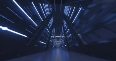 Data Center Computer Racks In Network Security Server Room or Cryptocurrency Mining Farm