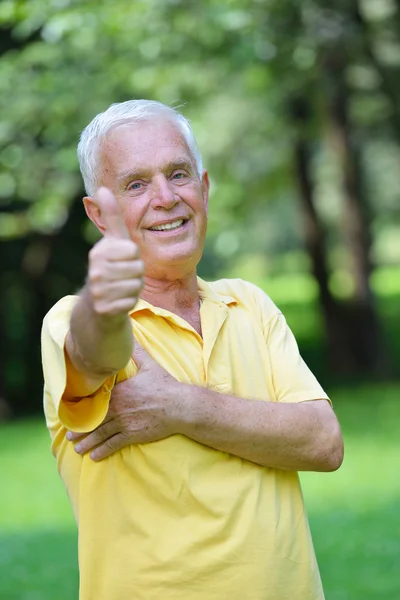 Elderly man  portrait — Stock Photo, Image