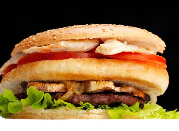 Гамбургер быстрого питания — стоковое фото