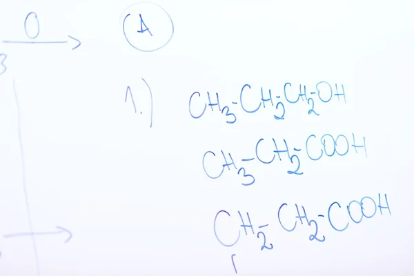 Estrutura química da molécula — Fotografia de Stock