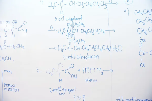 Estructura de la molécula química —  Fotos de Stock