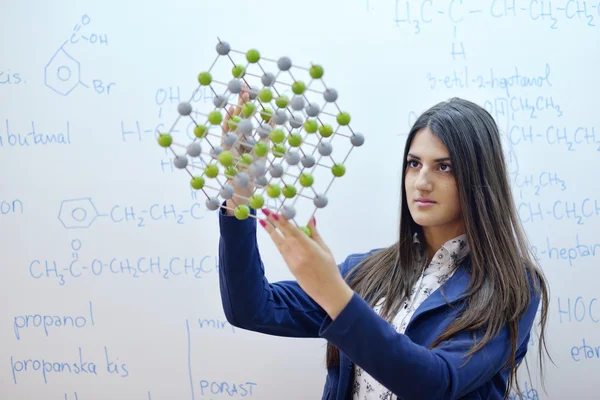 Felice ragazza della scuola — Foto Stock