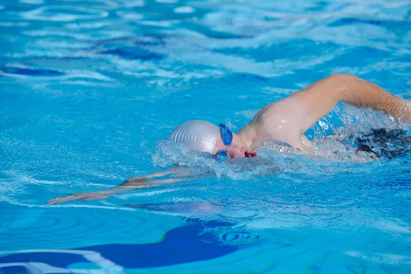 Man zwemmer atleet — Stockfoto