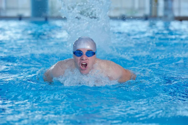 Άνθρωπος Αθλητή κολυμβητής — Φωτογραφία Αρχείου