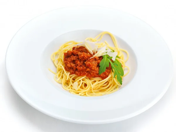 Вкусные итальянские спагетти — стоковое фото