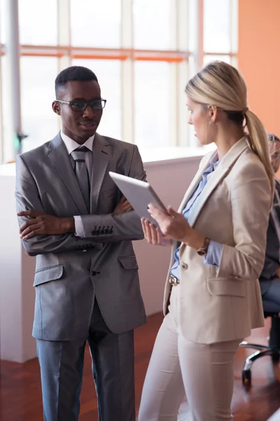 Young business people at meeting — Stock Photo, Image