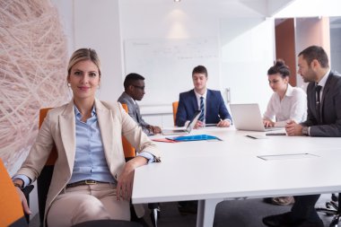 İş adamları, ofis takımı