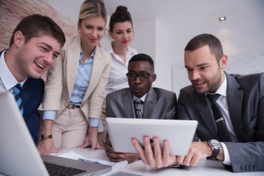 İş adamları, ofis takımı