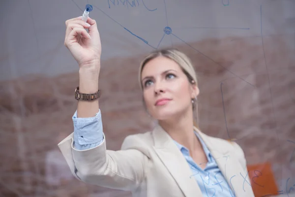 Business woman at office — Stock Photo, Image