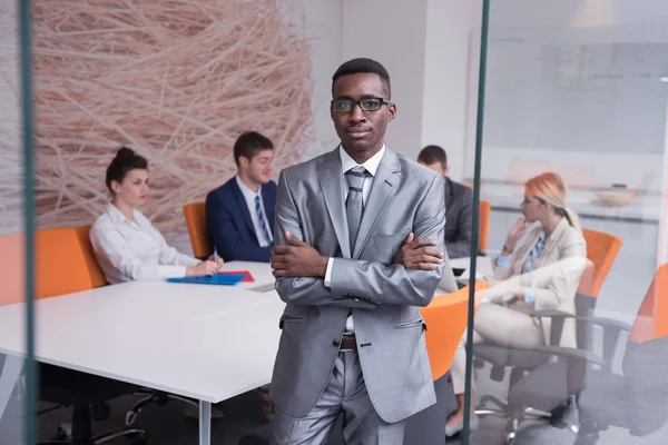 Uomini d'affari, team in ufficio — Foto Stock