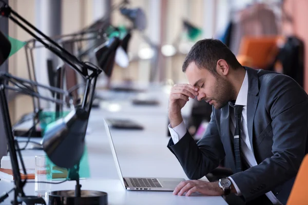 Frustrated young business man — Stock Photo, Image