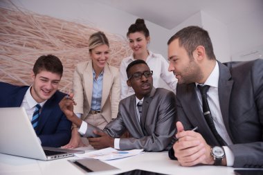 İş adamları, ofis takımı