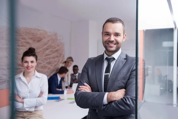 Mensen uit het bedrijfsleven, team op kantoor — Stockfoto