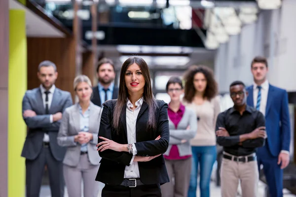 Team junger Geschäftsleute — Stockfoto