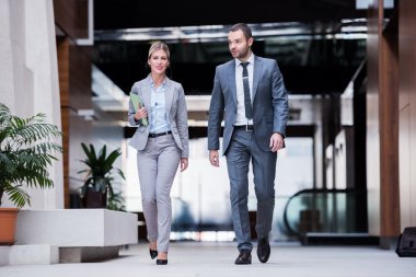 İki iş insanlar erkek ve kadın