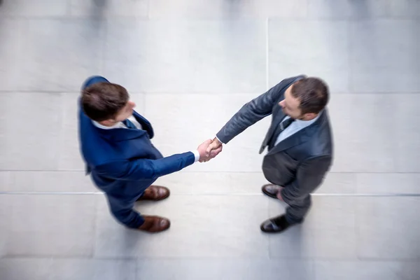 Junge Unternehmer beim Händeschütteln — Stockfoto