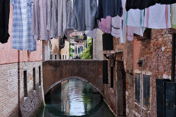 Venetië, mooie romantische Italiaanse stad — Stockfoto