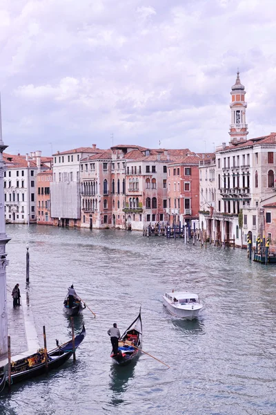 Venice Italy view with gondolas Royalty Free Stock Images