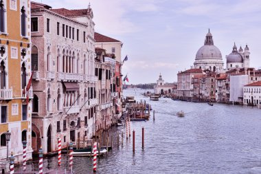 Venedik gondol İtalya Manzaralı