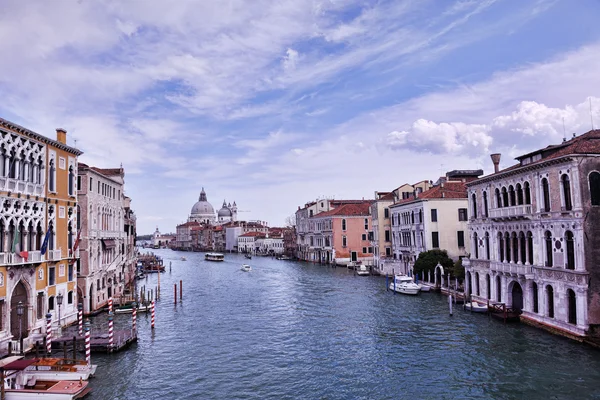 Venecia Italia vista con góndolas — Foto de stock gratis