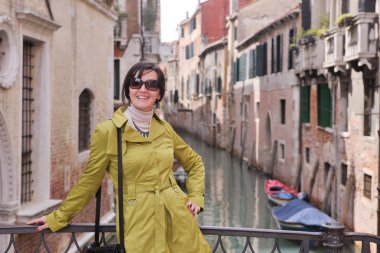 Venedik güzel kadın