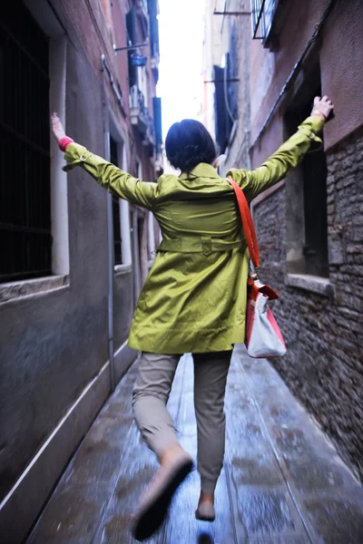 Hermosa mujer en Venecia —  Fotos de Stock