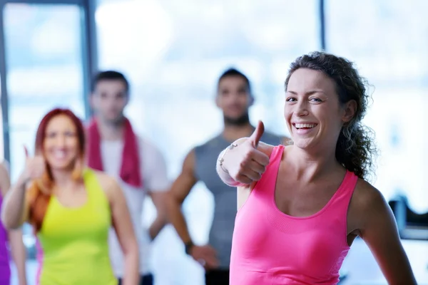 Group of people at the gym — Stock Photo, Image