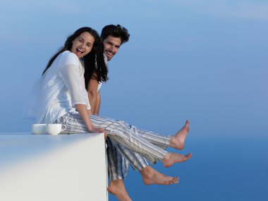 mutlu genç Romantik Çift