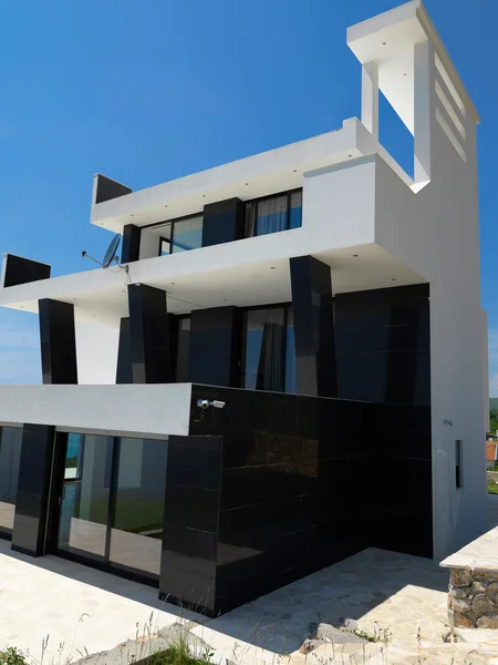 Casa contemporânea villa moderna — Fotografia de Stock