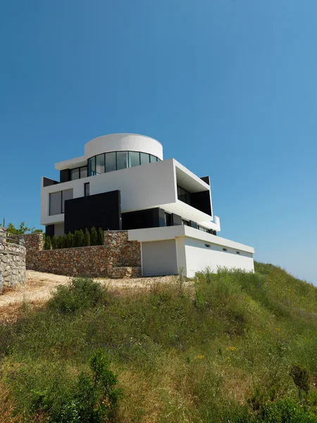 Casa contemporânea villa moderna — Fotografia de Stock