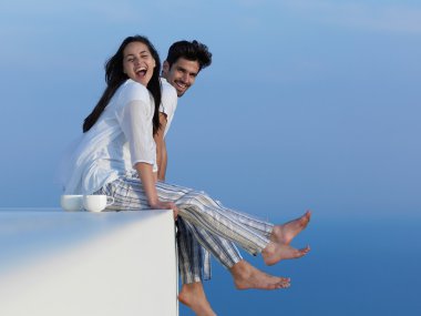 mutlu genç Romantik Çift