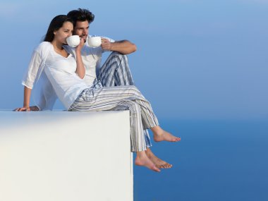 mutlu genç Romantik Çift