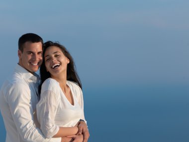 mutlu genç Romantik Çift