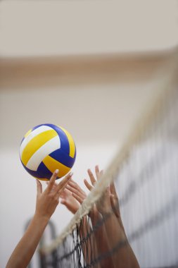 Güzel kızlar kapalı oyun Voleybol