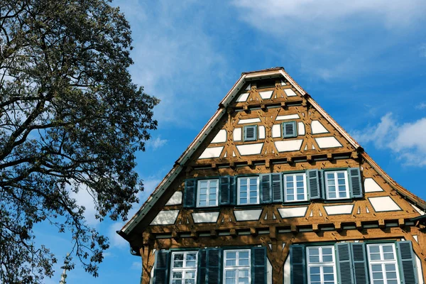 Halvtimrat hus i Tyskland — Stockfoto
