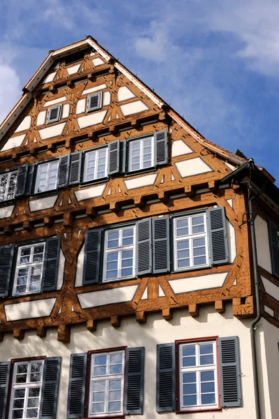 Casa de meia-madeira na Alemanha — Fotografia de Stock