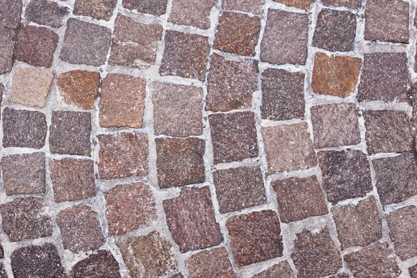 Calle con baldosas de piedra —  Fotos de Stock