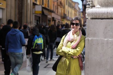 Turist kadın Verona