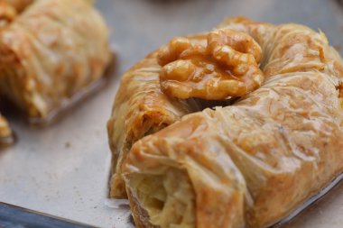 Turkse baklava dessert
