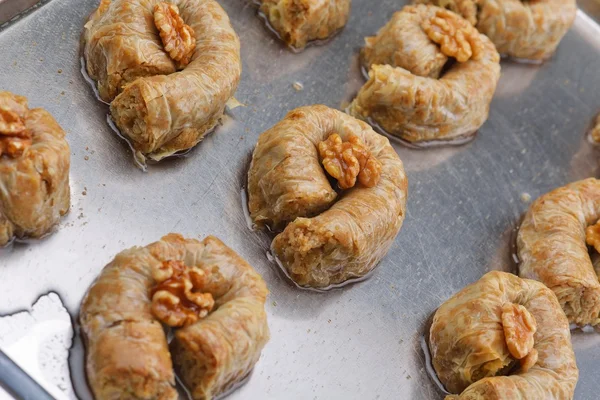 Turkisk baklava dessert — Stockfoto