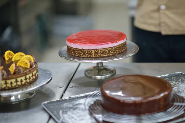 View of cakes in the kitchen — Stock Photo, Image